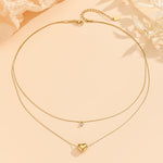 Load image into Gallery viewer, Golden Essence Heart Necklace
