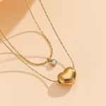 Load image into Gallery viewer, Golden Essence Heart Necklace
