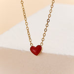 Load image into Gallery viewer, Vintage Crimson Heart Pendant
