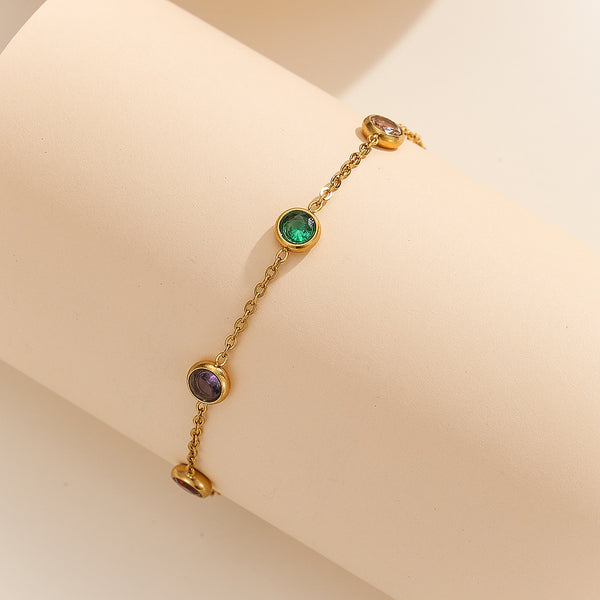 Stunning Gem-Kissed Affection Bracelet