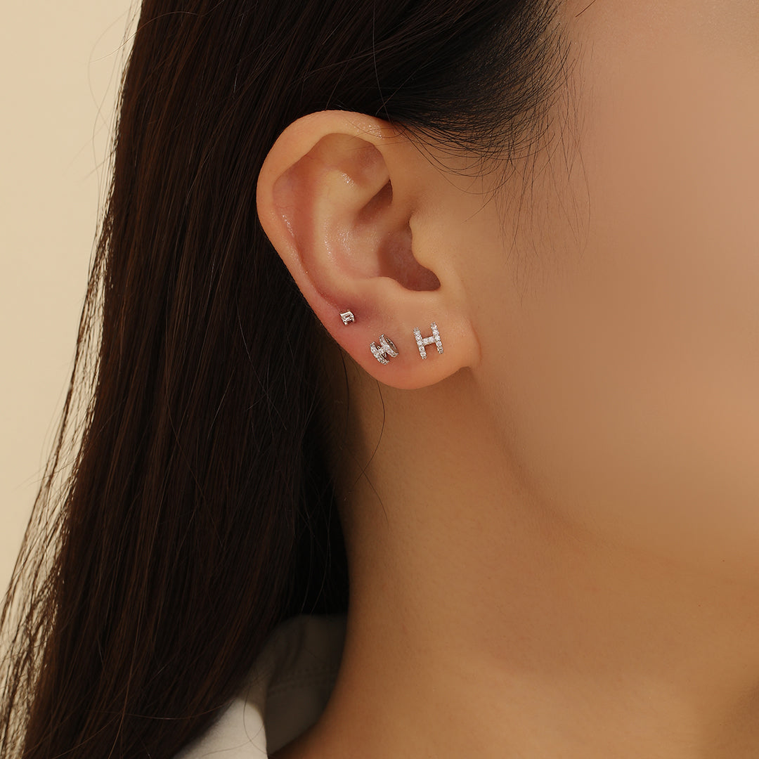 Eternal Cylinder Sparkle Earrings