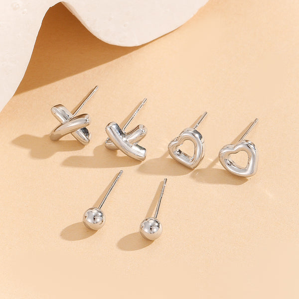 Sleek Symbols Earrings Set