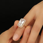 Load image into Gallery viewer, Eternal Diamond Solitaire Rose-Gold Ring - Reet Pehal
