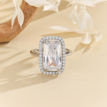 Load image into Gallery viewer, Eternal Diamond Solitaire Silver Ring - Reet Pehal
