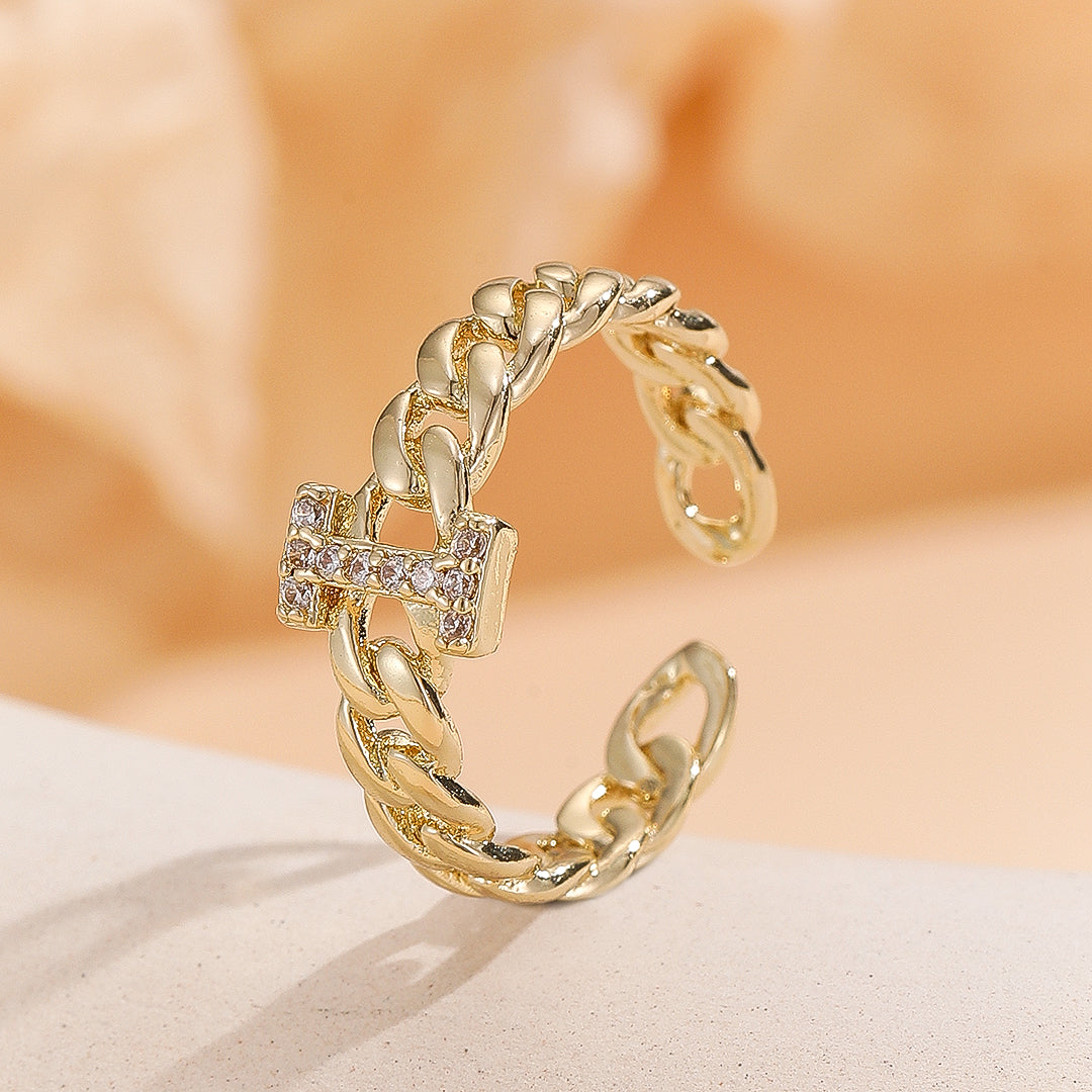 Prestige Diamond "I" Ring