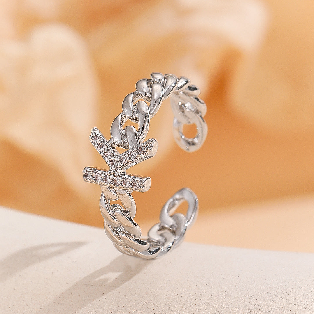 Everlasting K Glam Ring