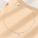 Load image into Gallery viewer, Starlit Crescent Elegance Pendant
