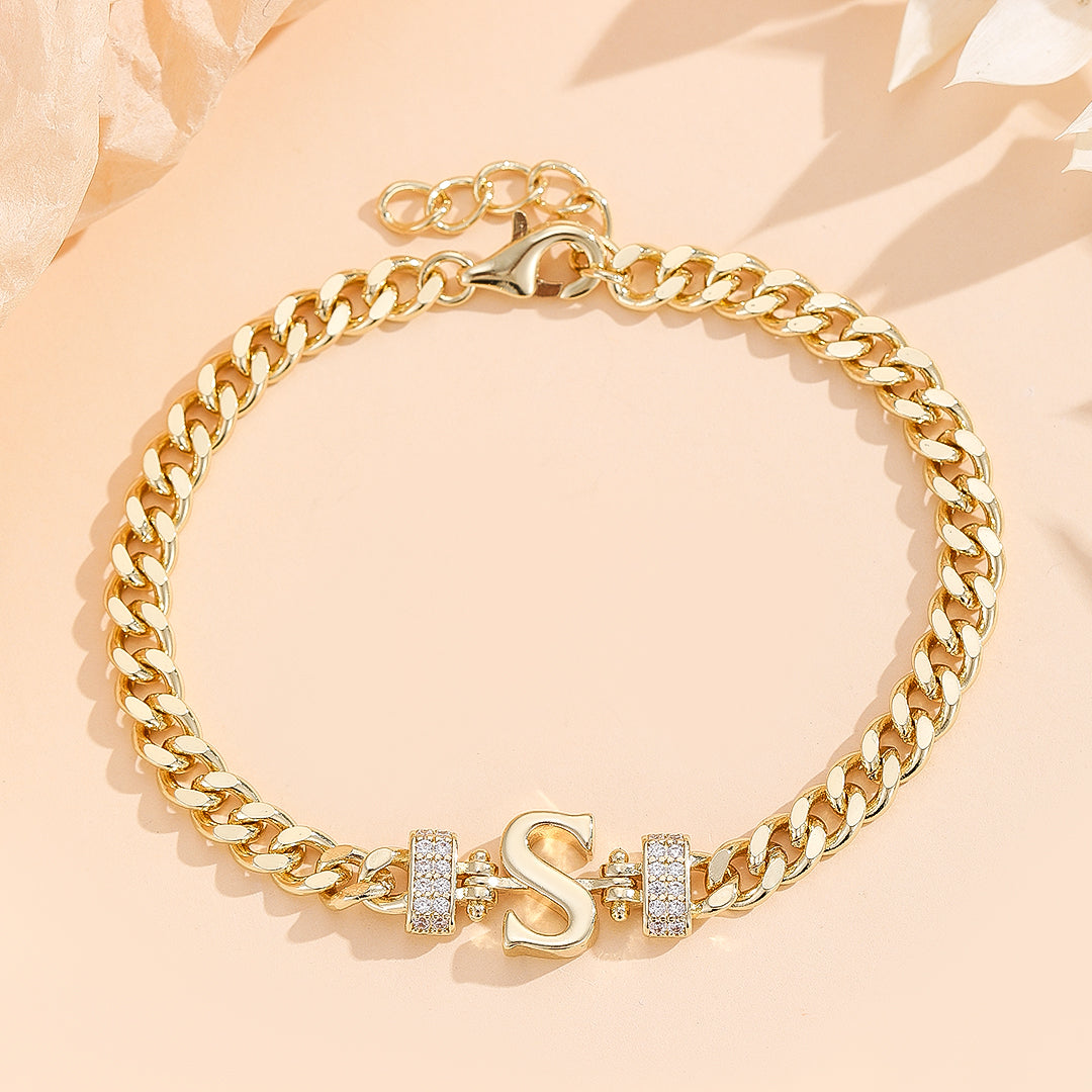 Signature S Charm Bracelet