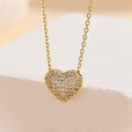 Load image into Gallery viewer, Glittering Heart Fantasy Pendant
