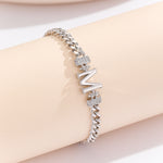 Load image into Gallery viewer, Glimmering M Centerpiece Bracelet
