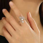 Load image into Gallery viewer, Pearlescent Twilight Swirl Diamond Ring - Reet Pehal
