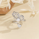 Load image into Gallery viewer, Pearlescent Twilight Swirl Diamond Ring - Reet Pehal
