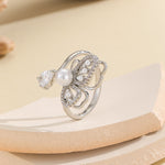 Load image into Gallery viewer, Pearlescent Twilight Swirl Diamond Ring - Reet Pehal
