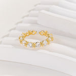 Load image into Gallery viewer, Luxury Golden Starfish Sparkle Ring - Reet Pehal
