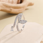 Load image into Gallery viewer, Twinkling Fishtail Fantasy Diamond Ring - Reet Pehal
