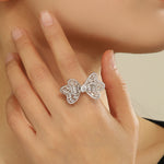 Load image into Gallery viewer, Radiant Wings Diamond Butterfly Ring - Reet Pehal
