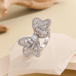 Load image into Gallery viewer, Radiant Wings Diamond Butterfly Ring - Reet Pehal
