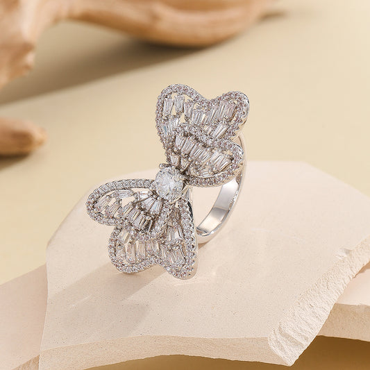Radiant Wings Diamond Butterfly Ring - Reet Pehal