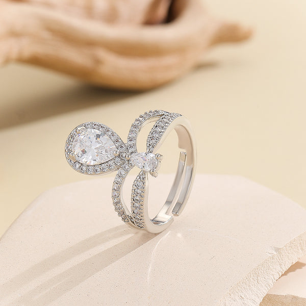 Starlit Pear Affair Diamond Ring - Reet Pehal