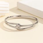 Load image into Gallery viewer, Contemporary Interlace Bangle
