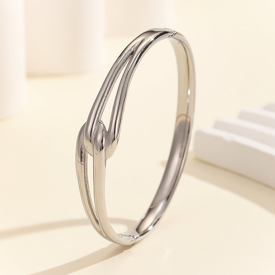 Contemporary Interlace Bangle