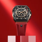 Load image into Gallery viewer, PARAS CROWN Red Racer Wristwatch - Reet Pehal
