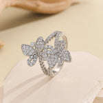 Load image into Gallery viewer, Dazzling Duet Blossom Diamond Ring - Reet Pehal
