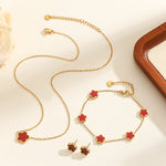 Load image into Gallery viewer, Elegant Floral Fusion Jewelry Set
