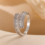 Load image into Gallery viewer, Modern Symphony Diamond Wrap Ring
