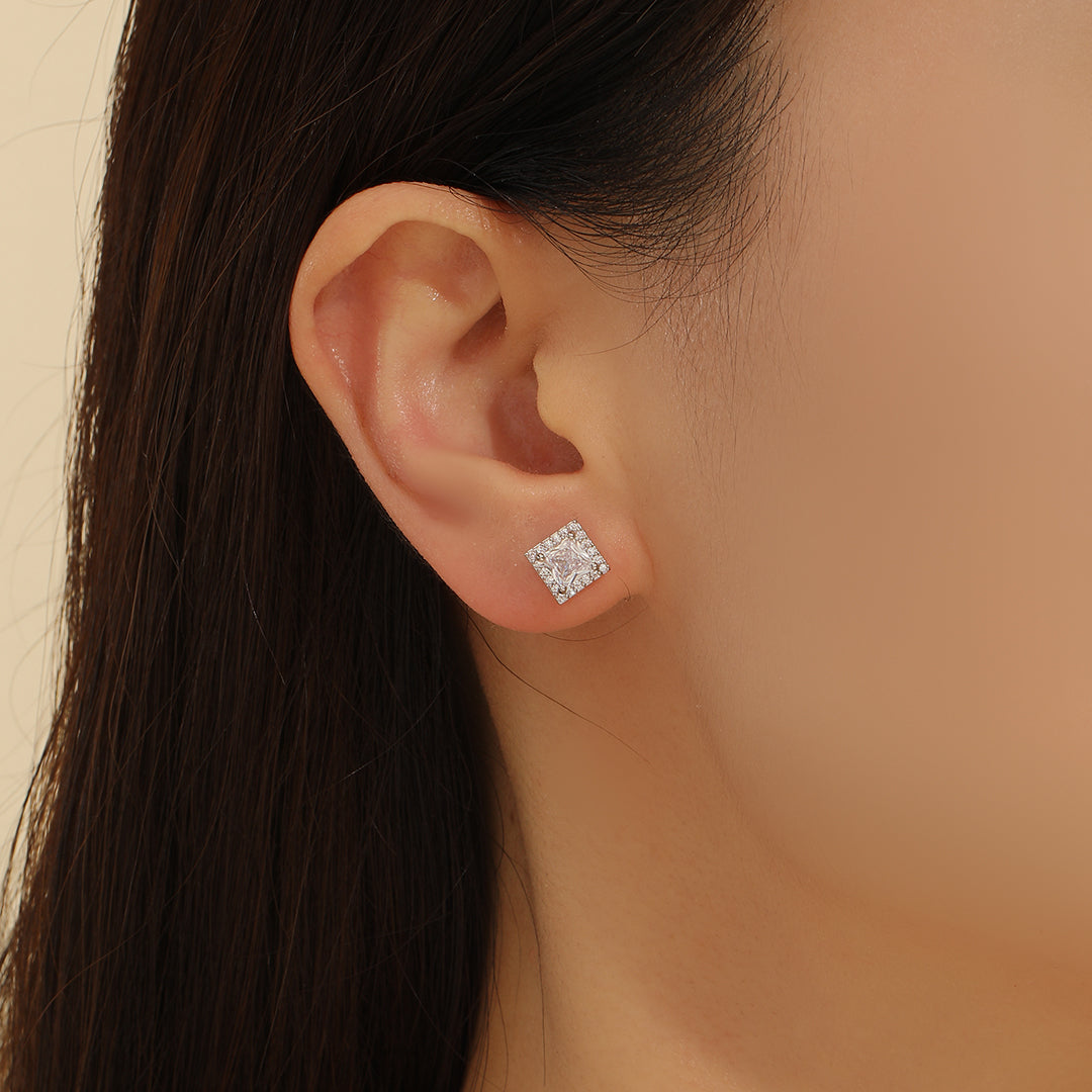 Classic Brilliance Square Studs