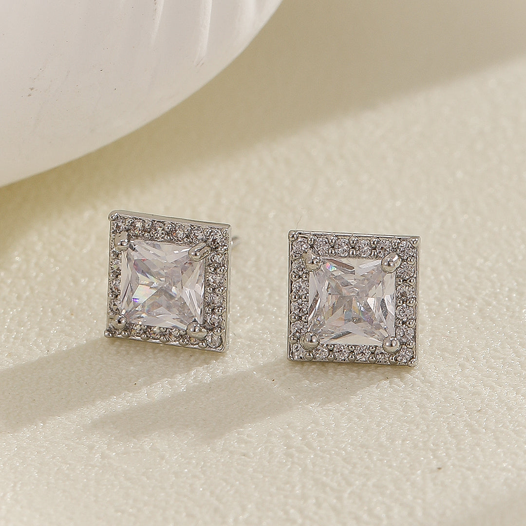 Classic Brilliance Square Studs