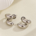 Load image into Gallery viewer, Modern Curved Serenity Studs
