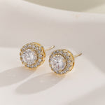 Load image into Gallery viewer, Celestial Spark Round Diamond Studs
