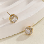 Load image into Gallery viewer, Celestial Spark Round Diamond Studs
