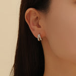 Load image into Gallery viewer, Modern Loop Earrings
