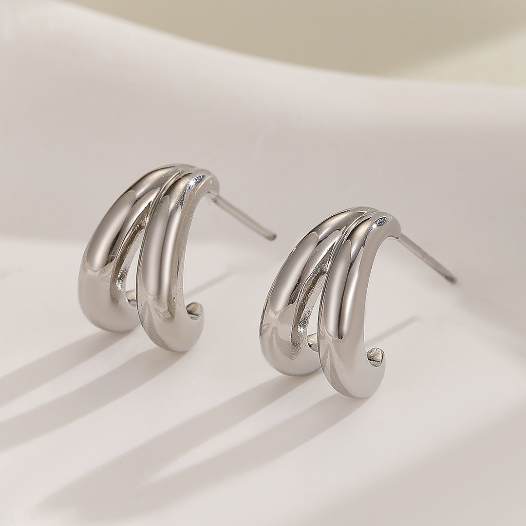 Modern Loop Earrings