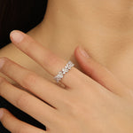 Load image into Gallery viewer, Ethereal Square Diamond Elegance Ring - Reet Pehal
