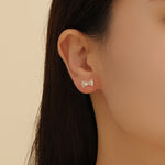 Load image into Gallery viewer, Graceful Bow-stone Earrings
