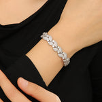 Load image into Gallery viewer, Ethereal Leaf Sparkle Diamond Bracelet - Reet Pehal
