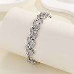 Load image into Gallery viewer, Ethereal Leaf Sparkle Diamond Bracelet - Reet Pehal
