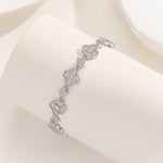 Load image into Gallery viewer, Gorgeous Diamond Clover Link Bracelet - Reet Pehal
