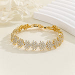 Load image into Gallery viewer, Nature Glam Leafy Gold Bracelet - Reet Pehal
