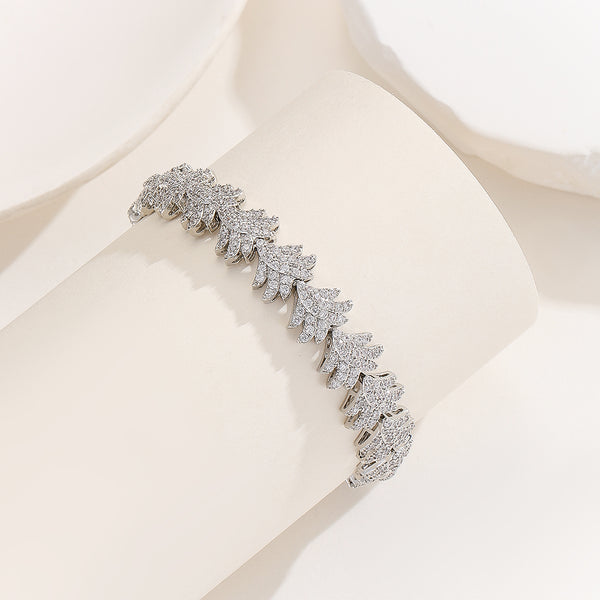 Nature Glam Leafy Diamond Bracelet - Reet Pehal