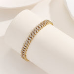 Load image into Gallery viewer, Dazzling Diamond Symphony Gold Bracelet - Reet Pehal
