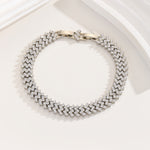 Load image into Gallery viewer, Dazzling Diamond Symphony Silver Bracelet - Reet Pehal
