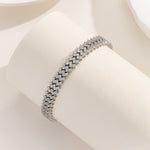 Load image into Gallery viewer, Dazzling Diamond Symphony Silver Bracelet - Reet Pehal
