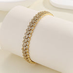 Load image into Gallery viewer, Whispering Leaves Gold Bracelet - Reet Pehal
