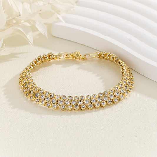 Glimmering Gala Gold Bracelet - Reet Pehal