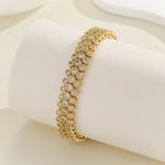 Load image into Gallery viewer, Glimmering Gala Gold Bracelet - Reet Pehal
