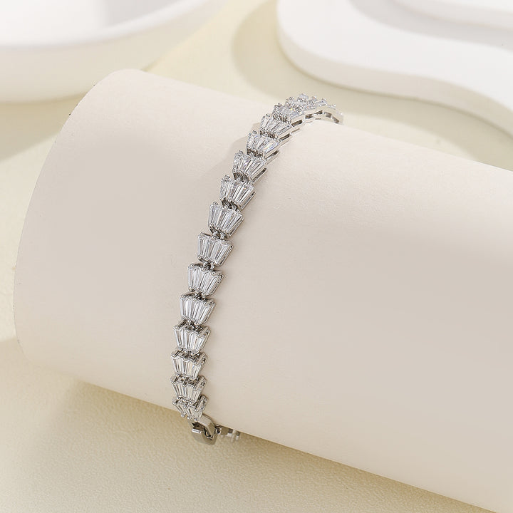 Glamorous Baguette Trio Diamond Bracelet - Reet Pehal